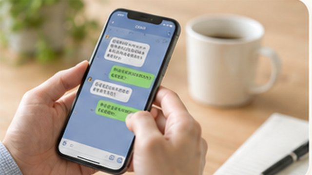 日程と集合場所を調整する様子
